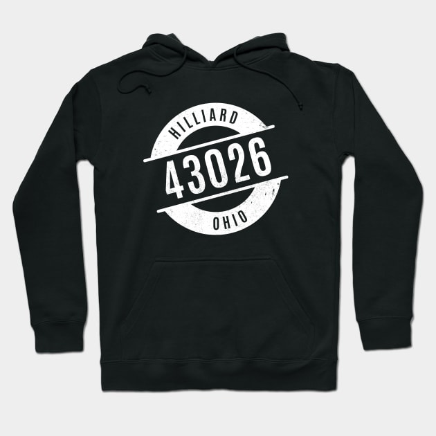 Hilliard Ohio 43026 Zip Code Hoodie by creativecurly